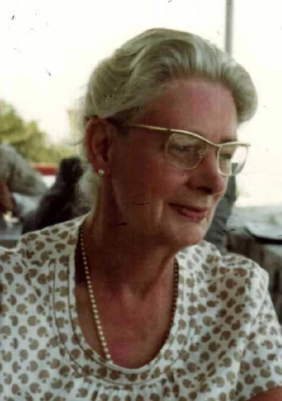 Betty Thomson in later life.