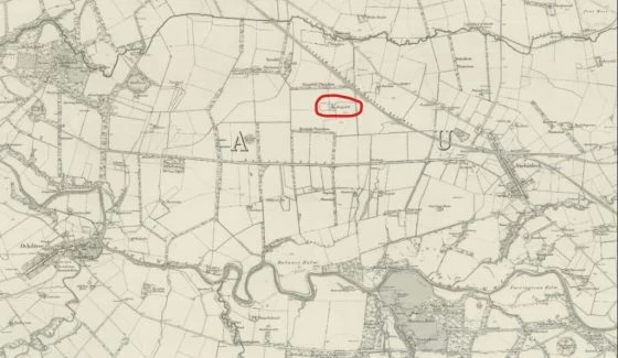 Location of Knaigshill Farm, Auchinleck