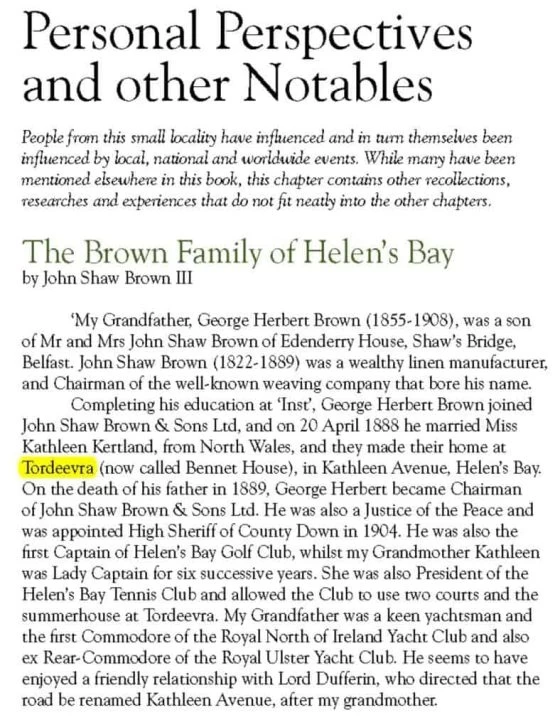 Brown Family of Helens Bay