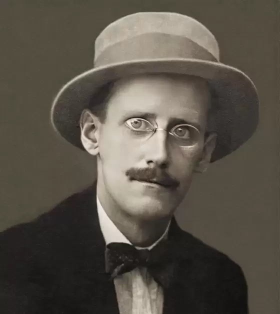 The author James Joyce