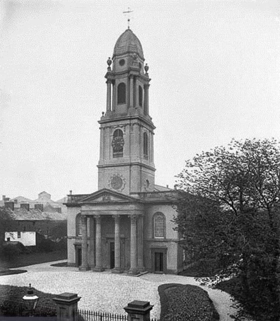 St Anne's Church, before demolition