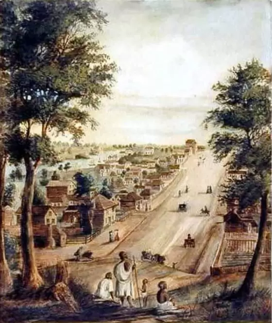 Collins Street Melbourne, 1840
