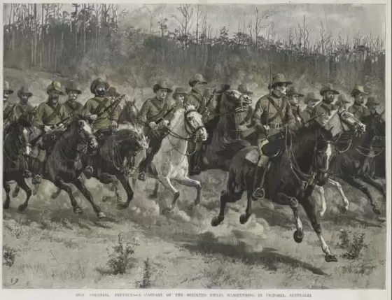 Mounted Rifles, Victoria