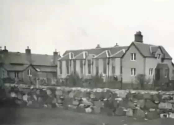 An old photo of Aird School, now demolished.