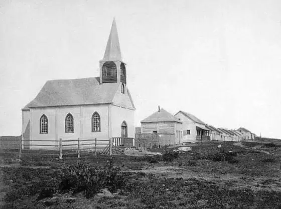Fort Chipewyan Anglican Church 1893. Image courtesy of Brault Kelpin