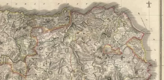 Map by John Thomson of Aberdeen and Banff. Image courtesy of National Library of Scotland. High resolution images of all maps are available for download at the foot of this page.