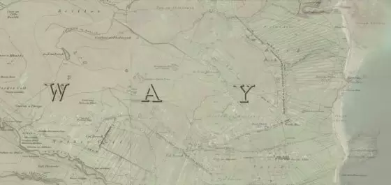 Map of Back 1840. Image courtesy of National Libraries of Scotland.