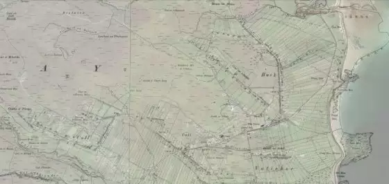 Map of Coll and Back 1888